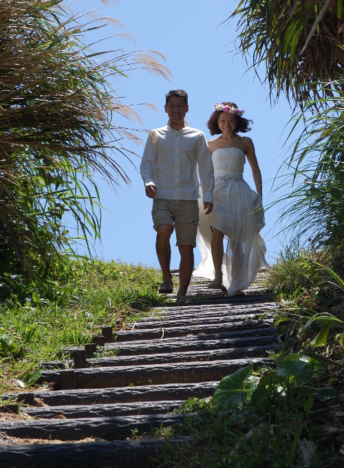 沖縄の大自然から結婚の祝福